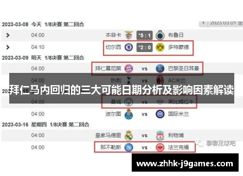 拜仁马内回归的三大可能日期分析及影响因素解读 拜仁马内回归的三大可能日期分析及影响因素解读