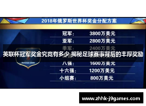 英联杯冠军奖金究竟有多少 揭秘足球赛事背后的丰厚奖励 英联杯冠军奖金究竟有多少 揭秘足球赛事背后的丰厚奖励